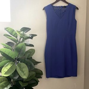 H&M Royal Blue Midi Dress